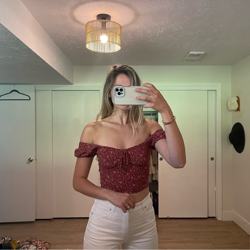 American Eagle Floral Shirt